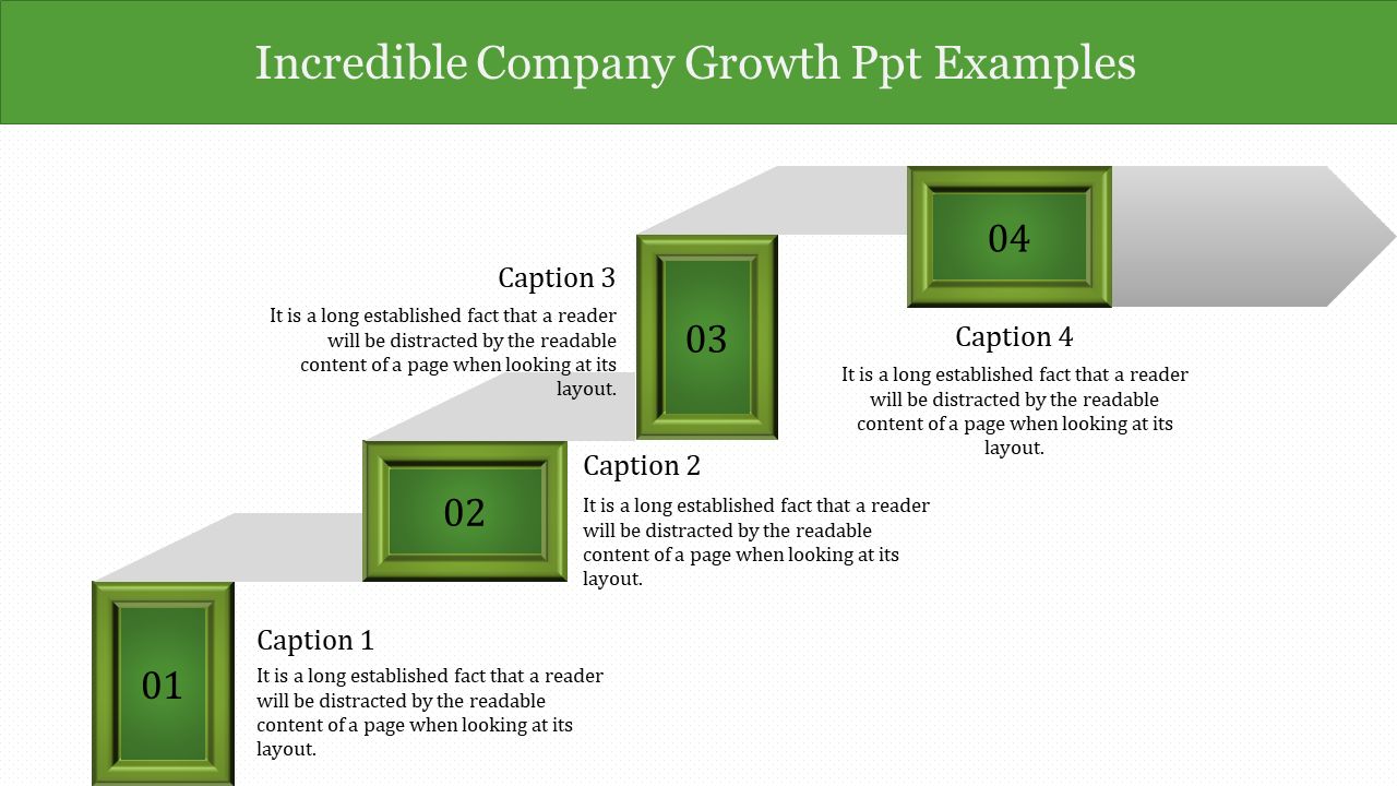 Free - High Quality Company Growth PPT Presentation Slide